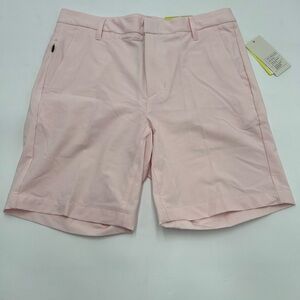 Men’s all in motion 8 inch golf shorts size 30 color pink waist 15 length‎ 17.